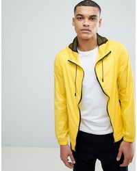 Another Influence Neon Yellow Contrast Zip Jacket