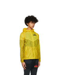 Nike Yellow And Black Trail Windrunner Jacket