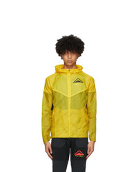 Nike Yellow And Black Trail Windrunner Jacket