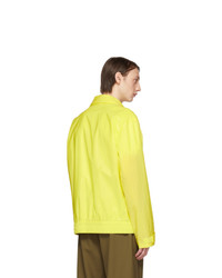 Kenzo Yellow Neon Windbreaker Jacket
