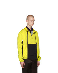 Givenchy Yellow Zippered Windbreaker Jacket