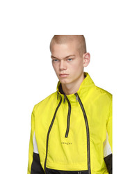 Givenchy Yellow Zippered Windbreaker Jacket