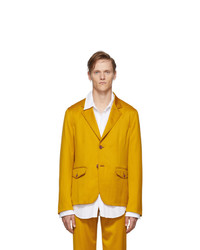 Yellow Wool Blazer