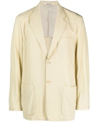 Auralee Relaxed Single Breasted Wool Blazer