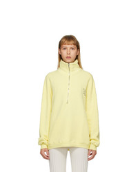 Yellow Zip Neck Sweater