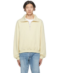 Recto Yellow Half Zip Sweater