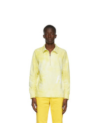 Helmut Lang Yellow Half Zip Sweatshirt