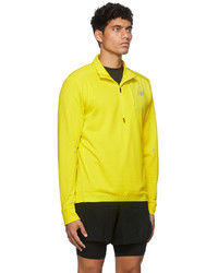 New Balance Yellow Heat Grid Half Zip Sweatshirt