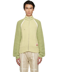 Kijun Yellow Green Raglan Sweater